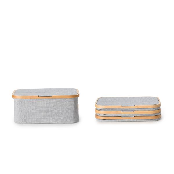 AKORE Storage basket with lid18